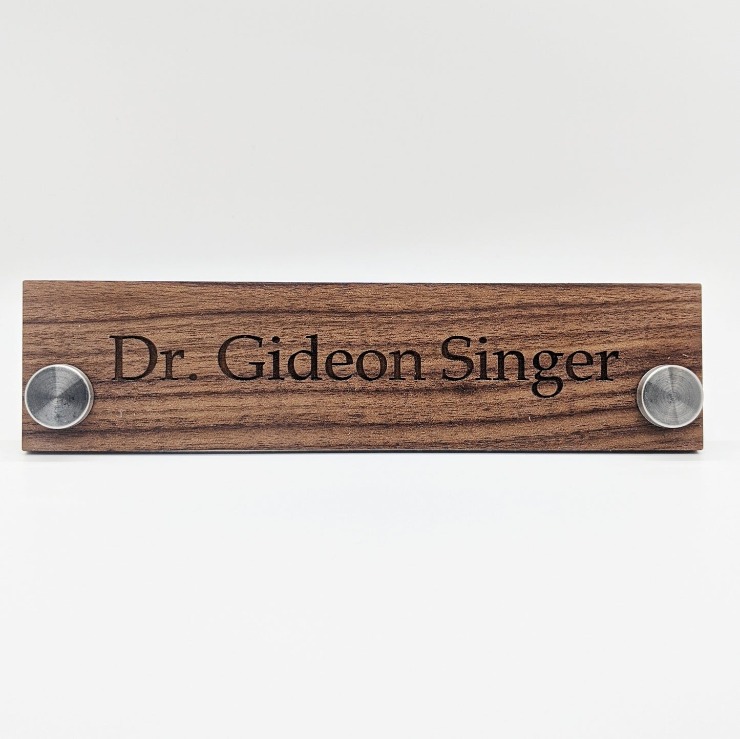 Custom Engraved Desktop Nameplate for Office with stand