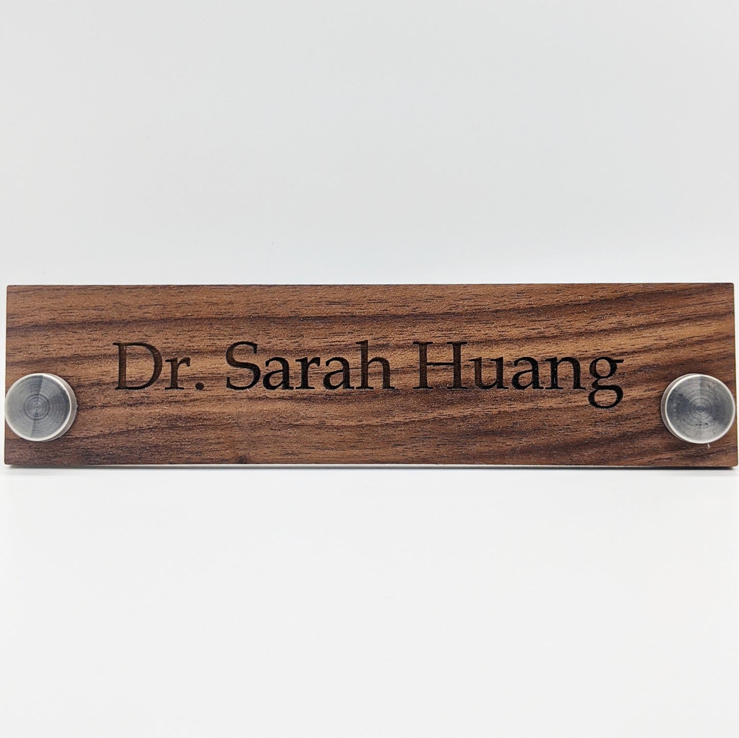 Custom Engraved Desktop Nameplate for Office with stand