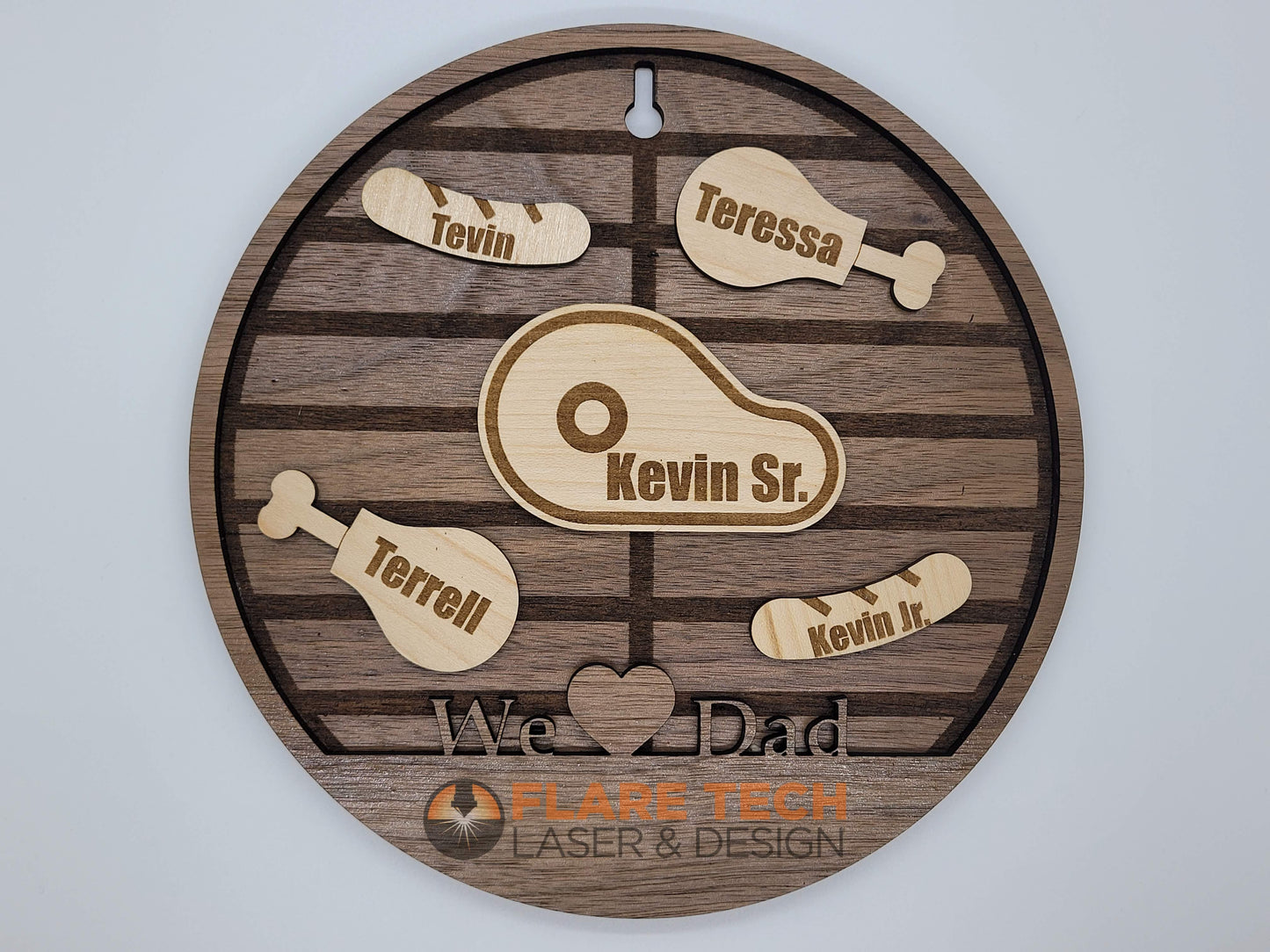 Father's Day Wall Decor (Gift for Pit Master and Barbecue Experts, Dads, etc.)