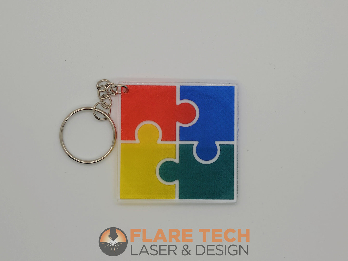 Autism Awareness Keychain Set