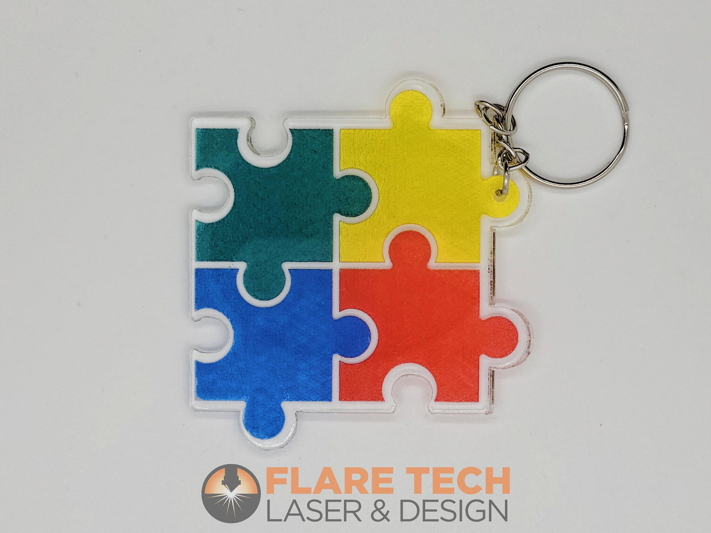 Autism Awareness Keychain Set