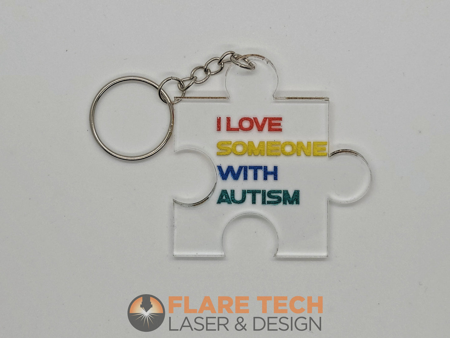 Autism Awareness Keychain Set